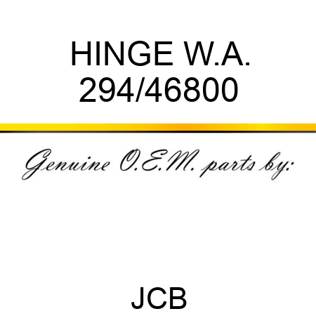 HINGE W.A. 294/46800