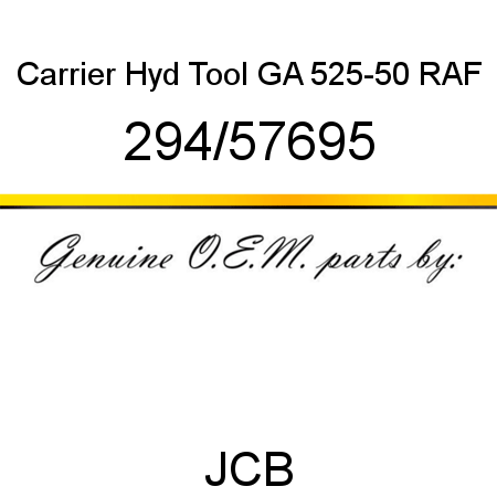 Carrier, Hyd, Tool GA, 525-50 RAF 294/57695