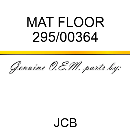 MAT FLOOR 295/00364