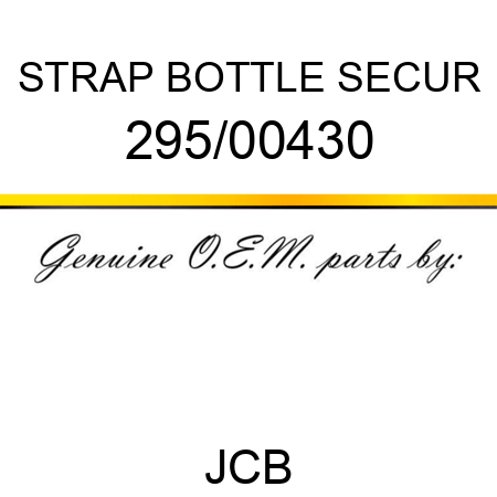 STRAP BOTTLE SECUR 295/00430