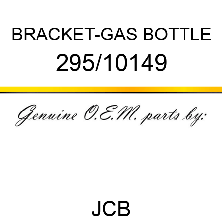 BRACKET-GAS BOTTLE 295/10149