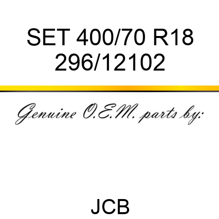 SET 400/70 R18 296/12102