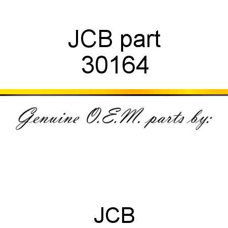 JCB part 30164