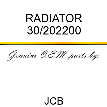 RADIATOR 30/202200