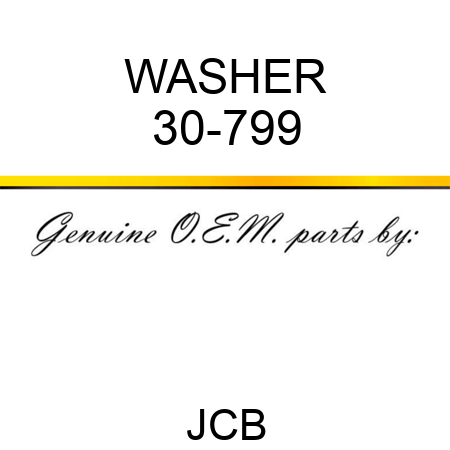 WASHER 30-799