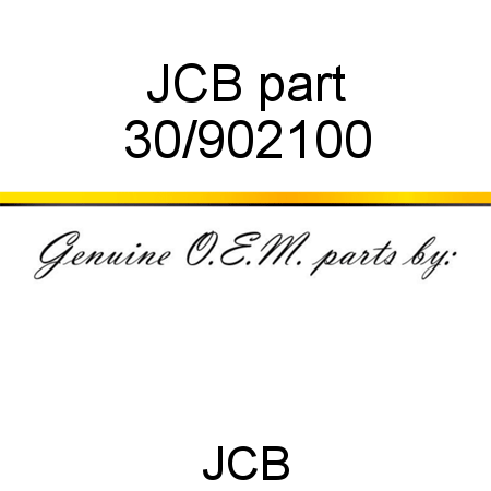 JCB part 30/902100