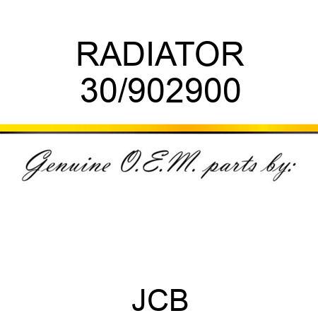 RADIATOR 30/902900