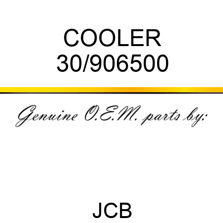 COOLER 30/906500