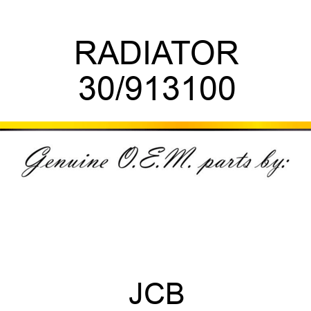 RADIATOR 30/913100