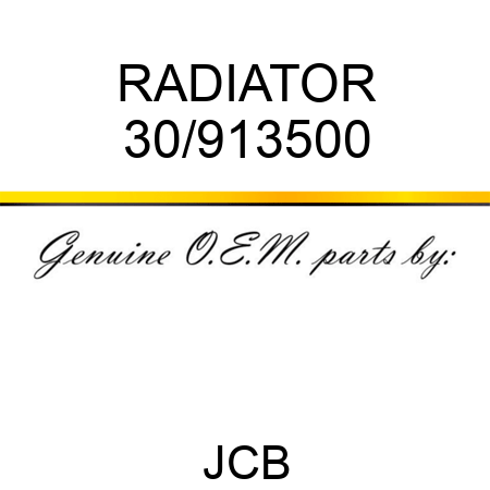RADIATOR 30/913500