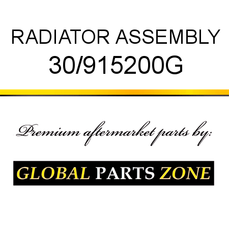 RADIATOR ASSEMBLY 30/915200G