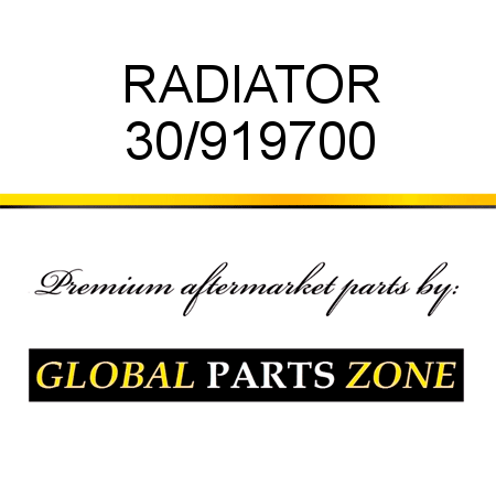 RADIATOR 30/919700