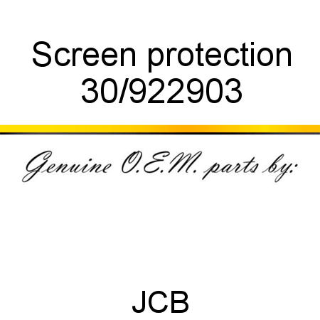 Screen, protection 30/922903