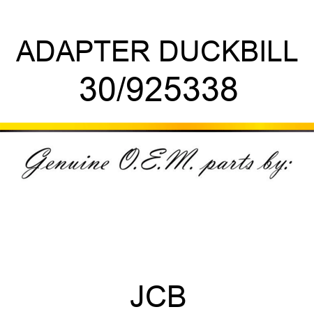 ADAPTER DUCKBILL 30/925338