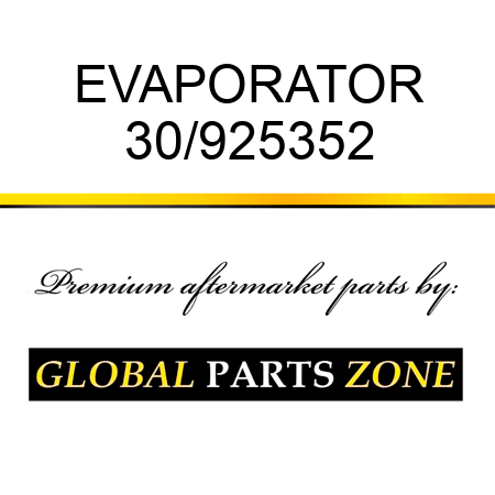 EVAPORATOR 30/925352