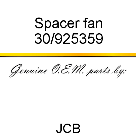 Spacer, fan 30/925359