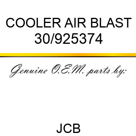 COOLER AIR BLAST 30/925374