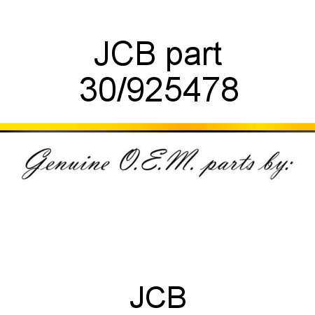 JCB part 30/925478