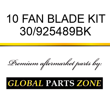 10 FAN BLADE KIT 30/925489BK