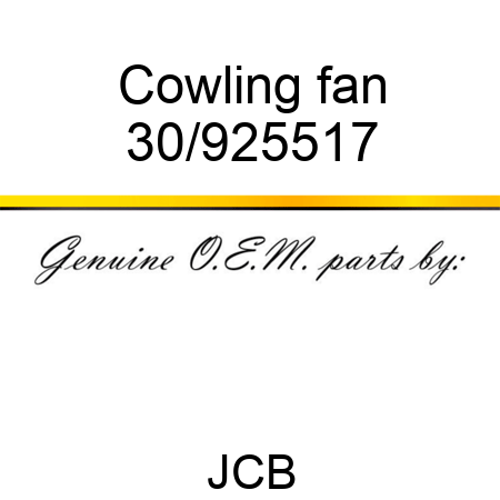 Cowling fan 30/925517