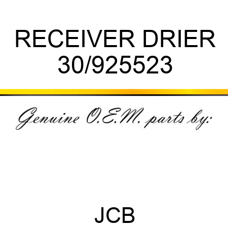 RECEIVER DRIER 30/925523