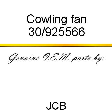 Cowling, fan 30/925566