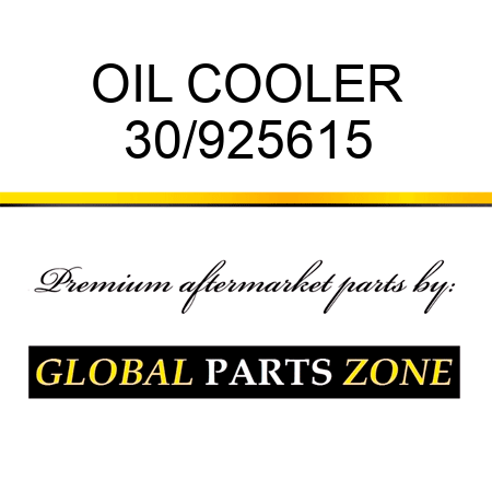 OIL COOLER 30/925615