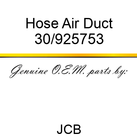 Hose Air Duct 30/925753