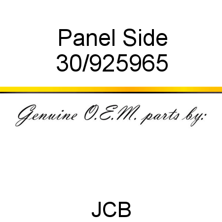Panel, Side 30/925965