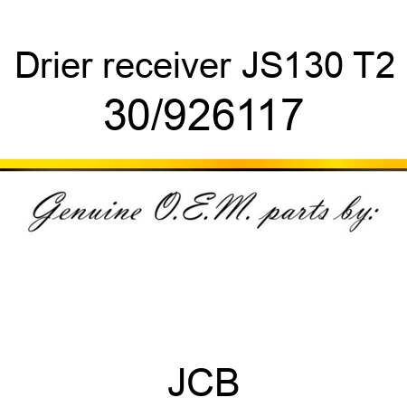 Drier, receiver, JS130 T2 30/926117