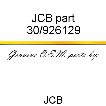 JCB part 30/926129