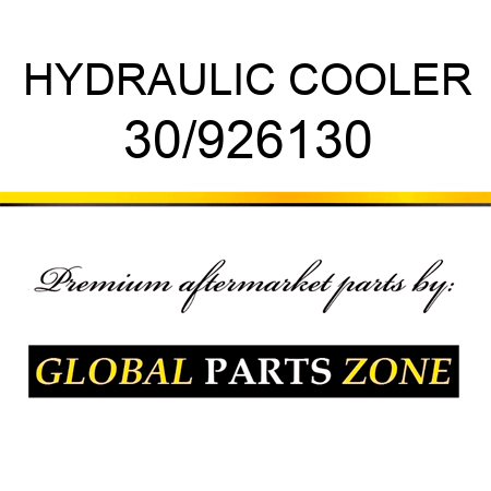 HYDRAULIC COOLER 30/926130