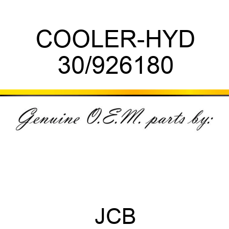 COOLER-HYD 30/926180