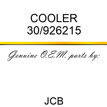 COOLER 30/926215