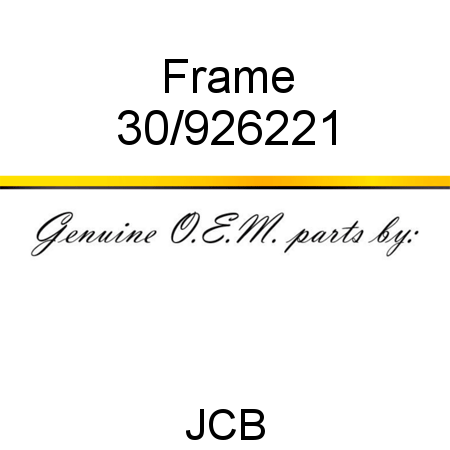 Frame 30/926221