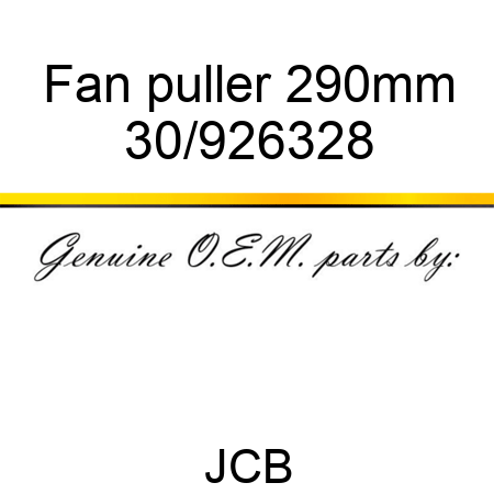 Fan puller 290mm 30/926328