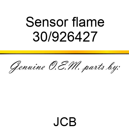 Sensor flame 30/926427