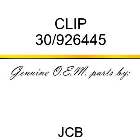 CLIP 30/926445