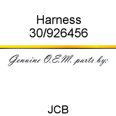 Harness 30/926456