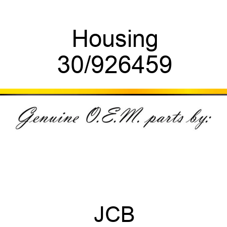 Housing 30/926459