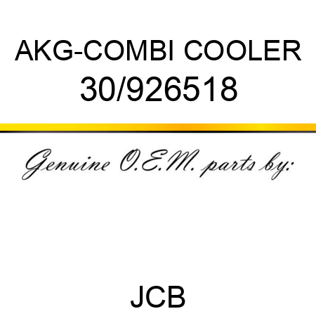 AKG-COMBI COOLER 30/926518