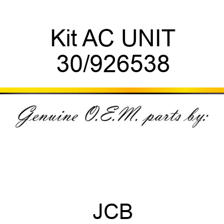 Kit AC UNIT 30/926538