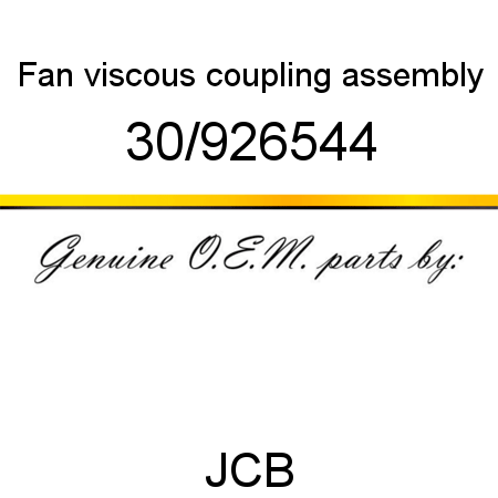Fan, viscous coupling, assembly 30/926544