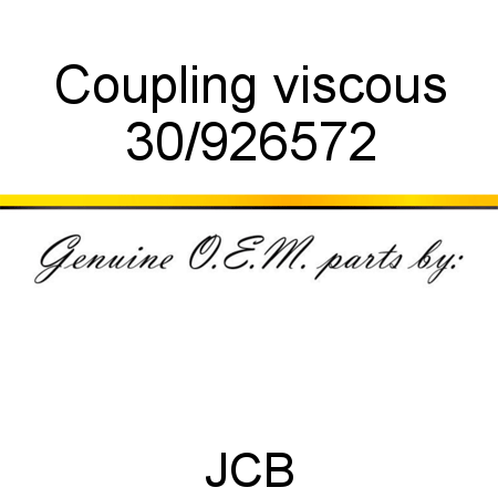 Coupling, viscous 30/926572