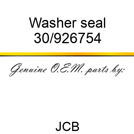 Washer seal 30/926754