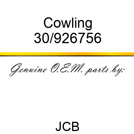 Cowling 30/926756