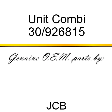 Unit Combi 30/926815