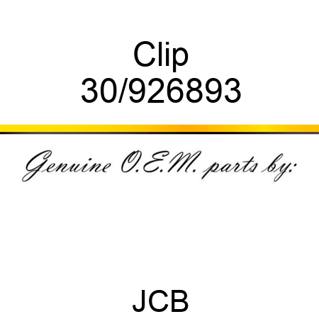 Clip 30/926893