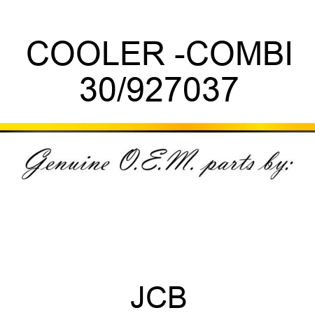 COOLER -COMBI 30/927037
