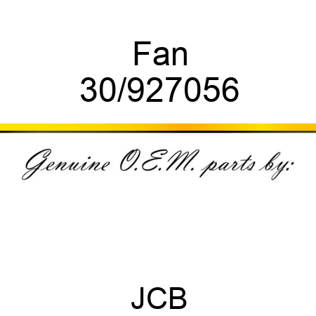 Fan 30/927056